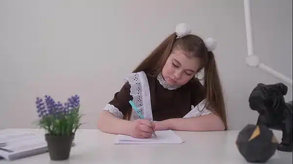 You don ‘t listen to Daddy , you don ‘t learn your lessons , you dirty schoolbabe ! First ANAL