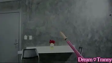 Lovely Tbabe Anne Antonela Is Introduced to The Machine