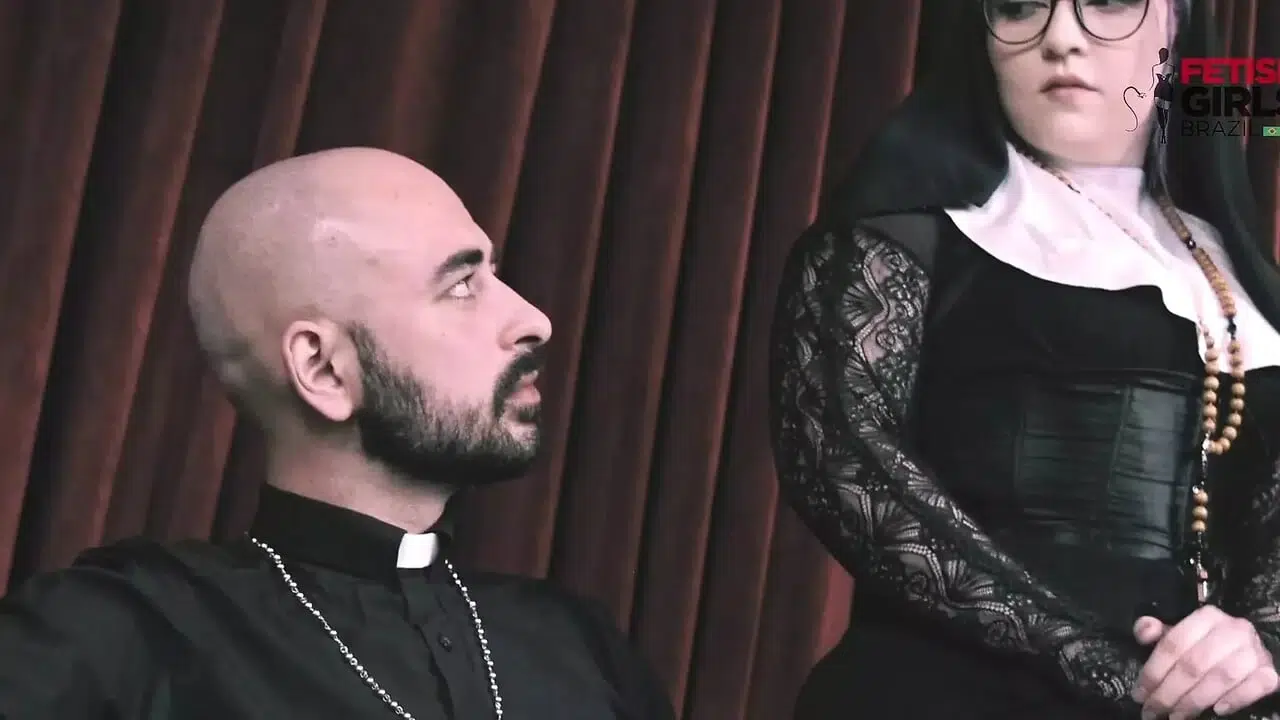 Preview, trilogy of the sluttiest Brazilian nun you’ve ever seen around here!!