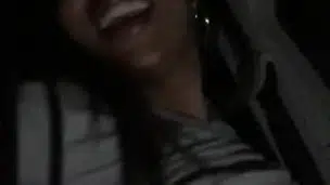 Red showing off in the car