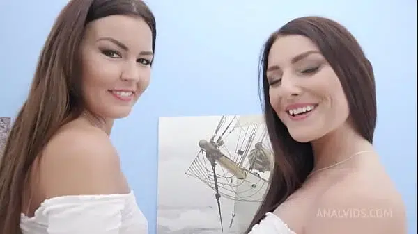 RIM MY GAPE – Cindy Shine & Katy Rose anal sluts in a nasty A2M fueled 0% pussy scene, with an anal creampie finish PX009