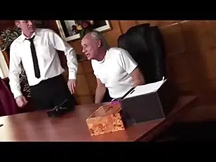 Sexy Mature in Lingerie at Casting Sex with two Big Dick old Guys in Officeg1ol