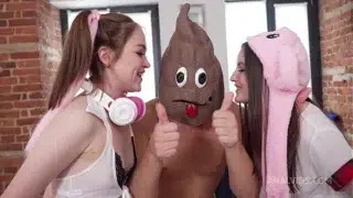 Shitman And Ghoul Hard Fucked Two Anime S – Chan Baby Bamby And Maya Bee ! Double Pussy Dap Nrx117