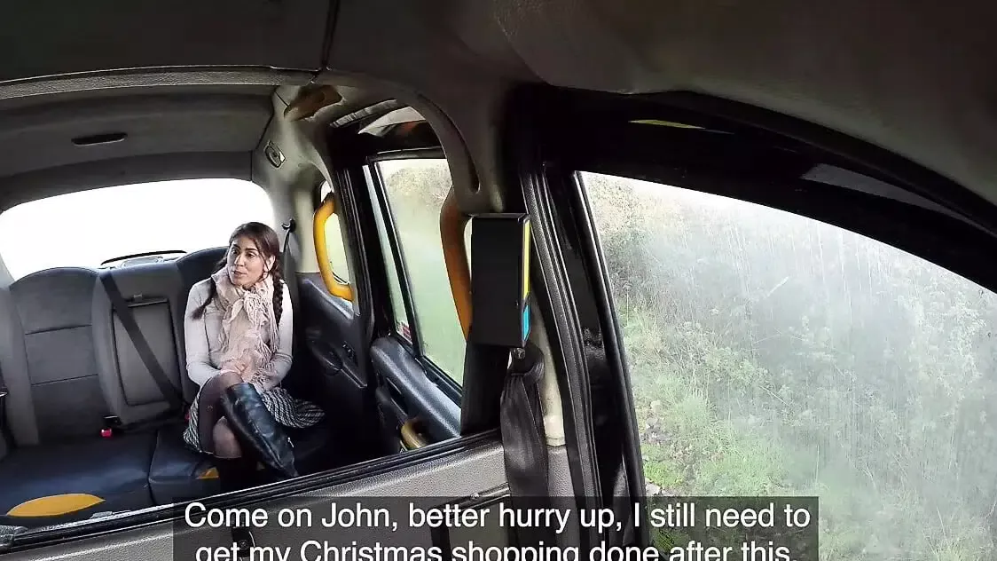Fake Taxi British babe Sahara Knite gives great deepthroat