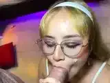 Two horny Latinas suck big cocks and take hard pounding live