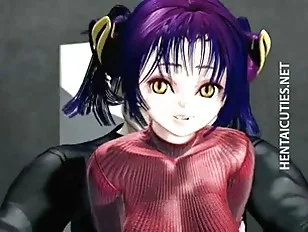 3D hentai babe in tentacles gets fucked