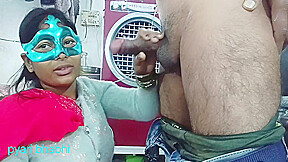 After Sucking The Cock, Water Came Out Of Stepbrother-in-laws Cock, Hindi Audio, Sucking Cock, Handjob