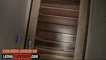 Big Ass Tanned Latina Babe Strips Before Deep Throating Big Cock American