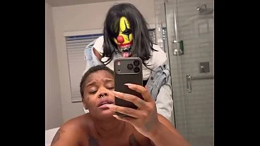 Big Booty Ebony Baddie Gets Her Thick Ass Fucked Real Good By Her Friend Gibby