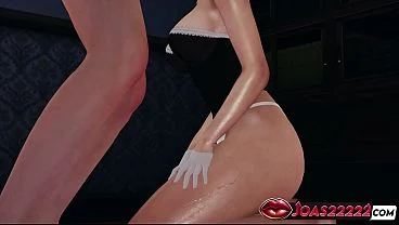 Big Tits Housewife Lara 3D Animation – Enjoy Frenulum Licking Fetish Close-Up, Sitting Near Handjob Big Dick Stroking, Deepthroat Mouth Fuck Ending with Cumshot – Rule34 Hentai