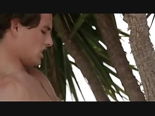 blonde brunette outdoor 3some