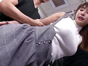 Fuck a sexy Japanese girl with big tits on the underground