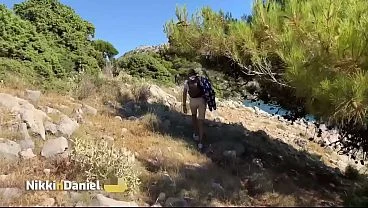 I met a sexy blonde on the beach with a gorgeous ass and we had passionate sex in the lagoon