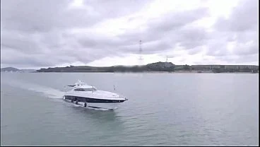 Japan sea. 4some Orgy on a yacht