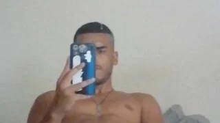 Másturbacion en mi cuarto a solas, mientras me miró al espejo eyaculacion feliz 😈💦💦