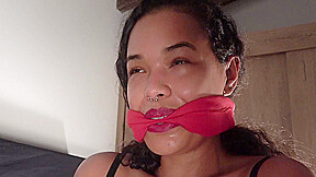 Tied Up, Gagged And Sweating Like A Bitch. Thats The Way I Love Watching My Stepsister. Hot Moves