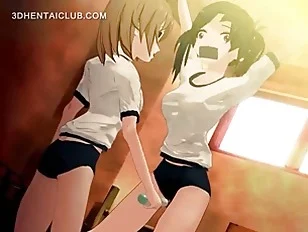 up hentai girl gets cunt vibed hard
