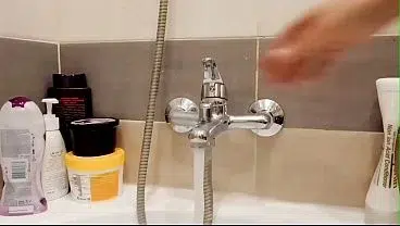 We fucked in the bathtub, and my legs are trembling with pleasure.