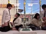 Horny busty japanese teen group sex with big black dick