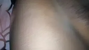 Quick cum inside her pussy