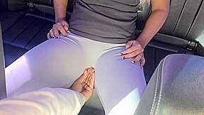 Uber Driver Put His Hand In My Pants And Made Me Cum – He Licked My Pussy Juice Off His Fingeres