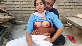 18 Years Virgin Big Boob Press By Her Stepbrother In Outdoor Desi Girl