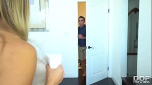 College babe Candice Dare sucks cock and fucked doggystyle in dorm room GP1480