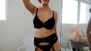 MAXIM LAW Huge Cock NO HANDS POV Blowjob and Cum Swallow