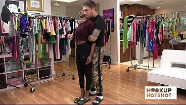 BTS – Kinsley Karter Strips Down And Shows Off Her Petite Body!