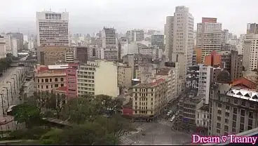 Guy Stimulates Fany Menezes Trans Asshole with a Toy