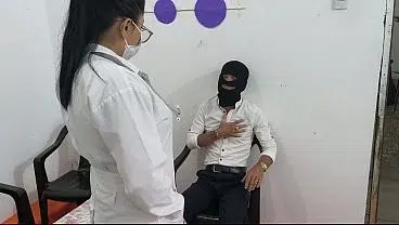 Hot Latina Doctor Gets Wild With Patient – Intense Office Sex & POV Blowjob, Full video in premium