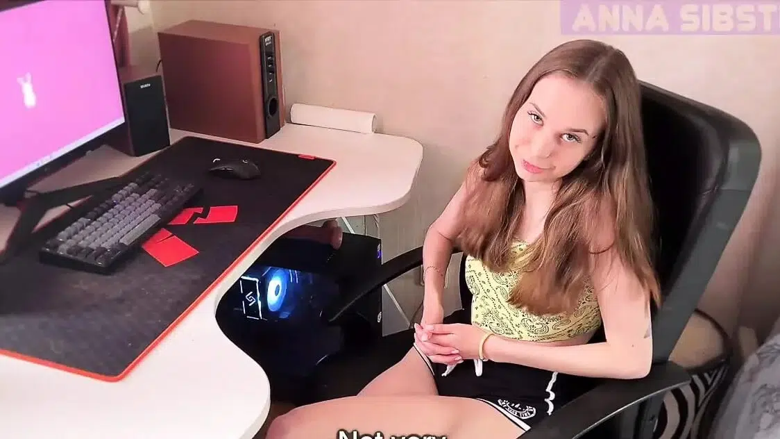 My first sex with my stepsister ended with an unexpected creampie.