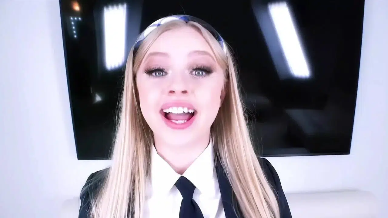 Petite Student Kylie Shay Swallows Her First Load of Cum