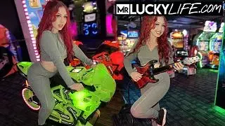 Redhead Gamer Girl Arietta Adams Blows Dick