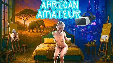 African Amateur Queen Rides White Tourist (55 Min) With White Queen