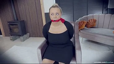 Beth – Multiple Gags put on and bound on chair