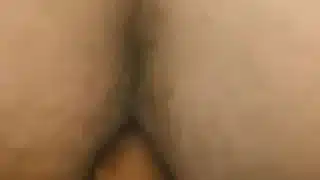 Bi hubby playing with dildo