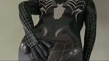 Cosplay Spiderman hitam Bokep indo Terbaru