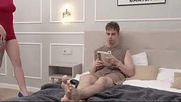 Her Heel on My Dick Turns Me On Like Crazy. 4K HD Tim Team