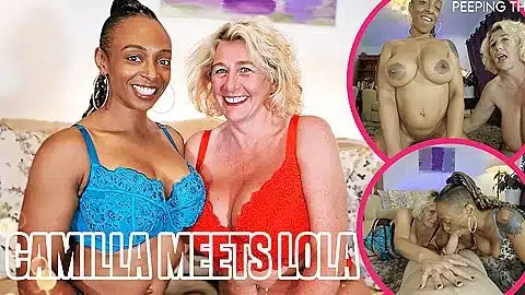 Interracial Threesome – Camilla Creampie With Lola Marie