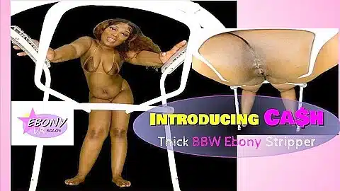 Introducing Cash – Thick Ebony Bbw Stripper Toilet Pov