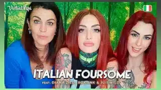 Italian Foursome – Diana Zilli And Juis Wild