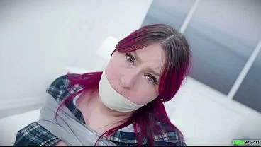 Lacey – Tied up and Gagged after work as a waitress in restaurant being Trussed up EP 1