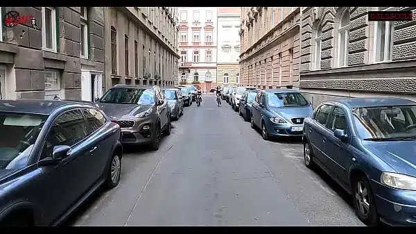 Mel and Sissi have sex on the street