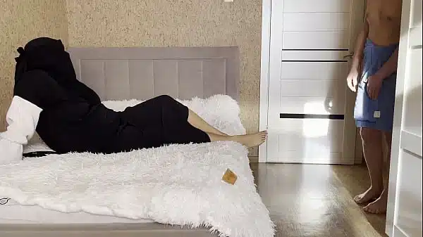 Oh god, did you cum inside your stepmom? Sex with Egyptian stepmom