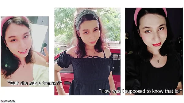 pretty tranny DaniTheCutie gets her ass pounded by a machine in this weird sex ed module