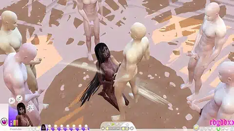 Sims 4 Ladyboy Goddess Worshipped By Her Followers (worshipped With Sperm)