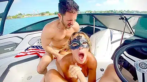 Squirt-fest Bbg 3some On A Boat With Miss Lexa