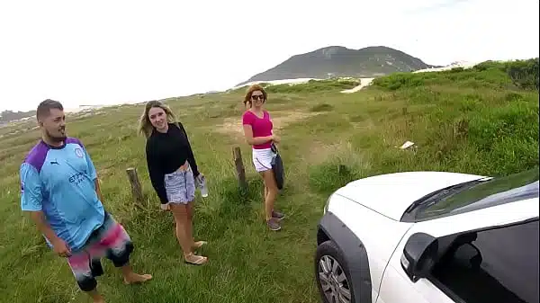 troca de casal na beira mar