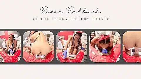 Nurse Rose Redbush At The Fuckalottery Clinic With Rose Amp And Mistress April